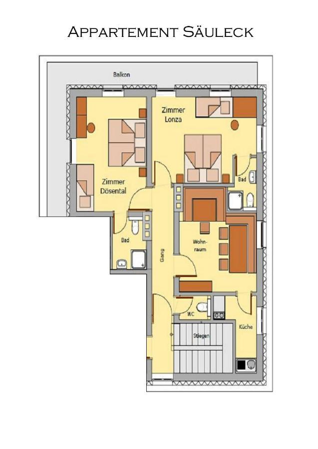 Saeuleck Appartement Inkl Skibus Малльніц Екстер'єр фото
